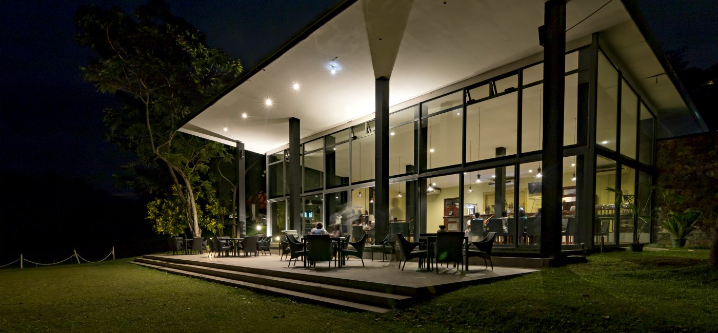 Night View of Dining Area